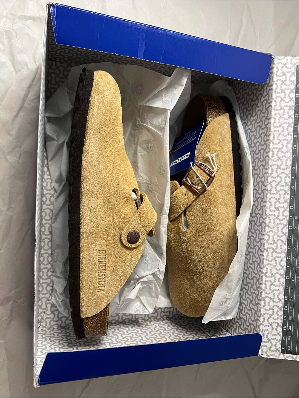 Birkenstock Boston X Free People in Latte Cream Size 39 NIB - Picture 10 of 11